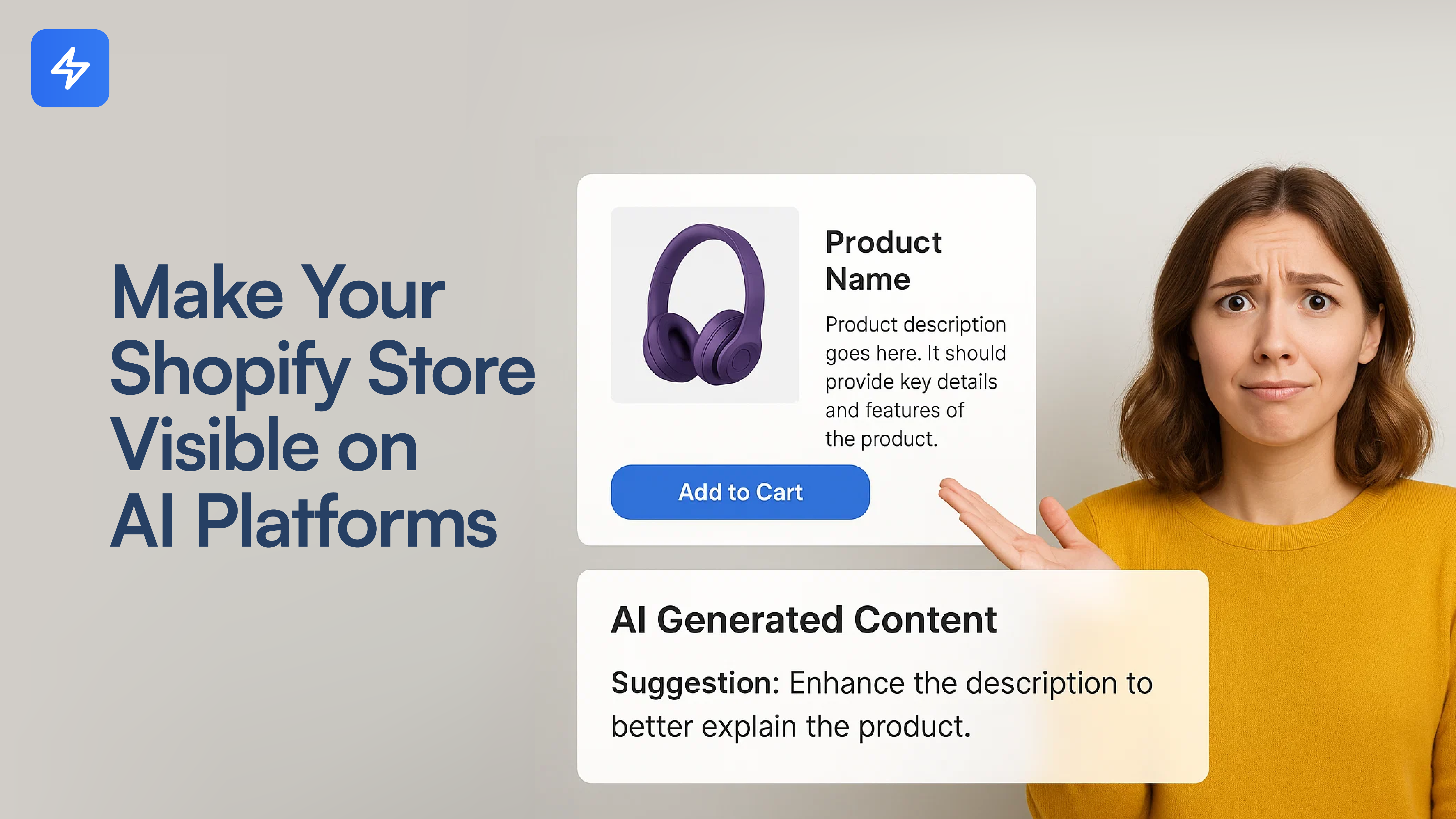 Make Your Shopify Store Visible on AI Platforms